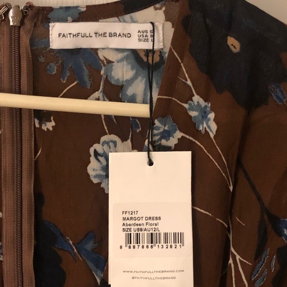nwt - FAITHFULL THE BRAND “Margot Dress” Aberdeen Floral - Picture 9 of 13